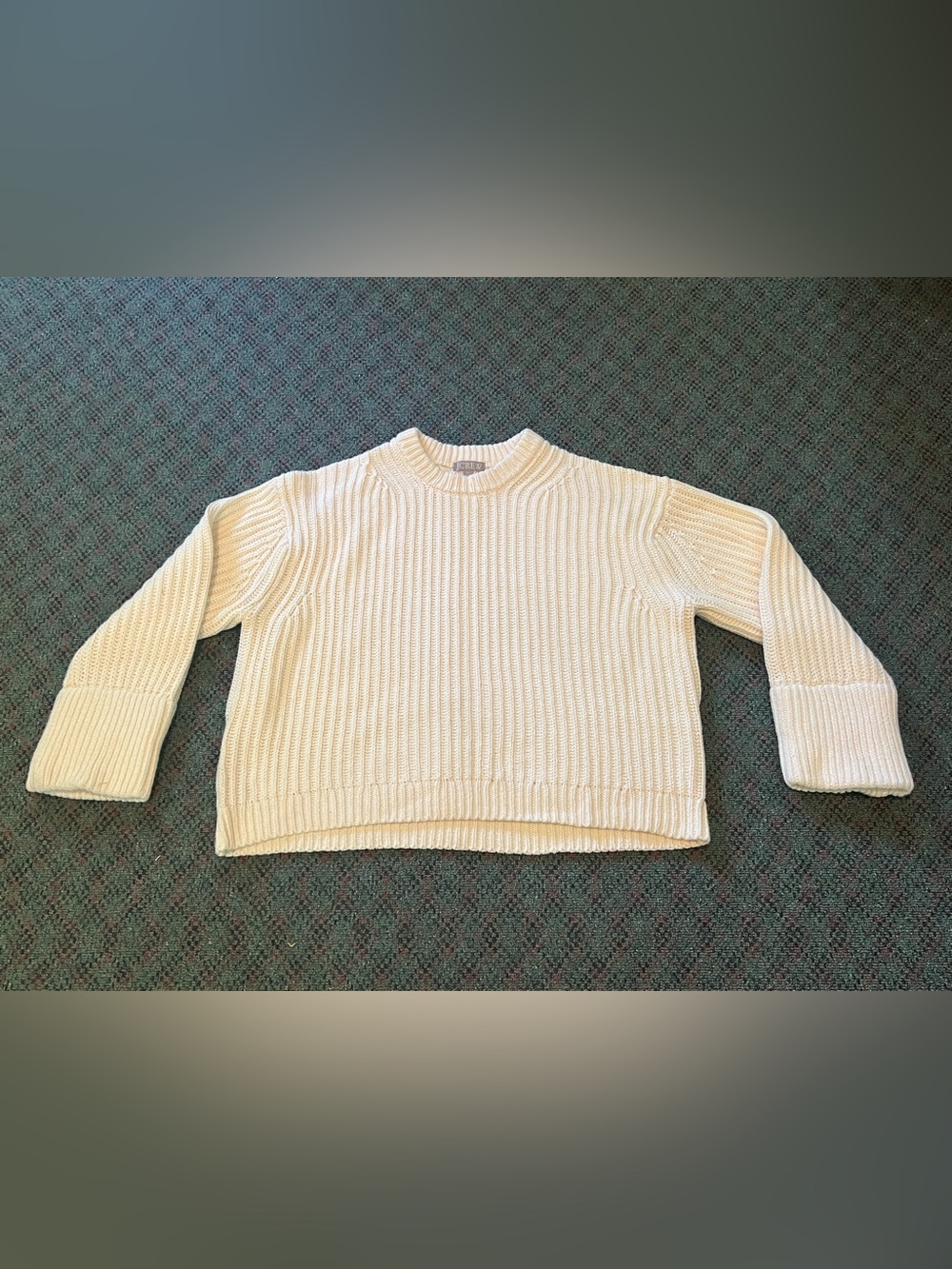 JCREW COTTON CREWNECK MOD FISHERMANS SWEATER XXL